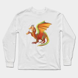 The Three Headed Dragon Long Sleeve T-Shirt
